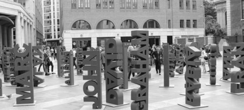 Design Council Trustee Martin Darbyshire attends unveiling to support Blood Cancer Awareness Month