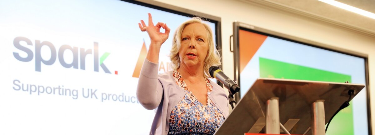 Deborah Meaden celebrates innovative products at the Spark Showcase 2018