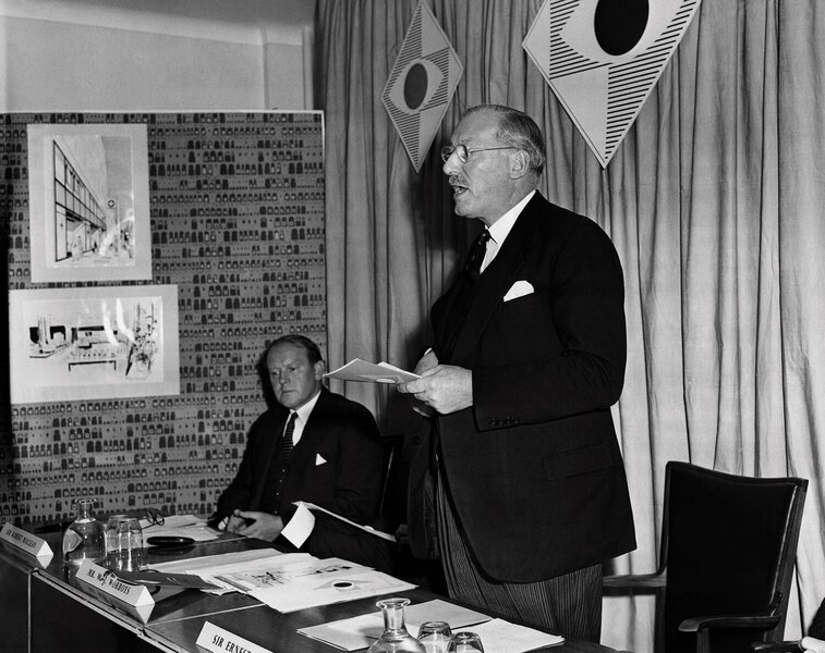 A meeting of the Council of Industrial Design at the new Design Center headquarters - 1955 ©Design Council / University of Brighton Design Archives