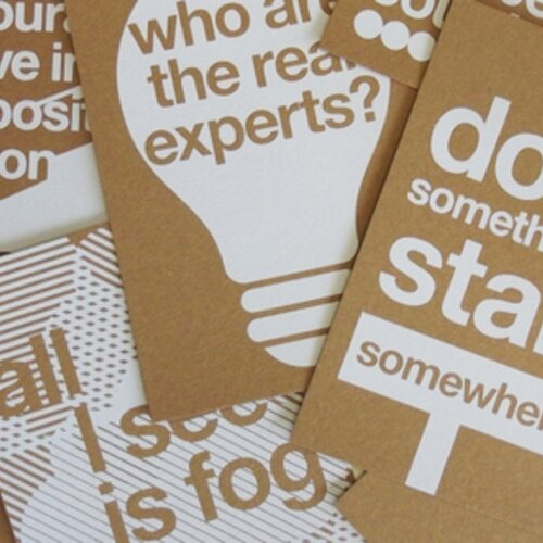 Knee High Design Challenge: 8 cards open up design debate