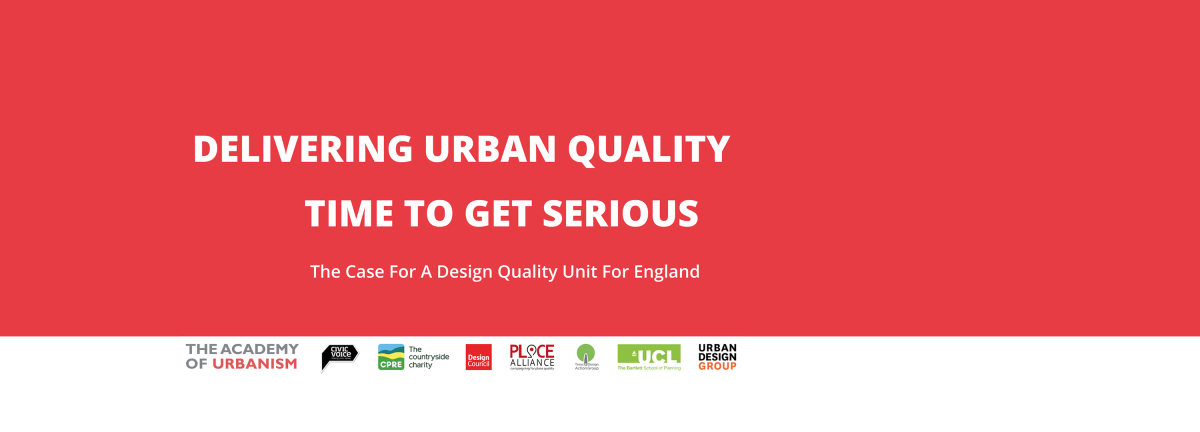 Delivering urban quality, time to get serious