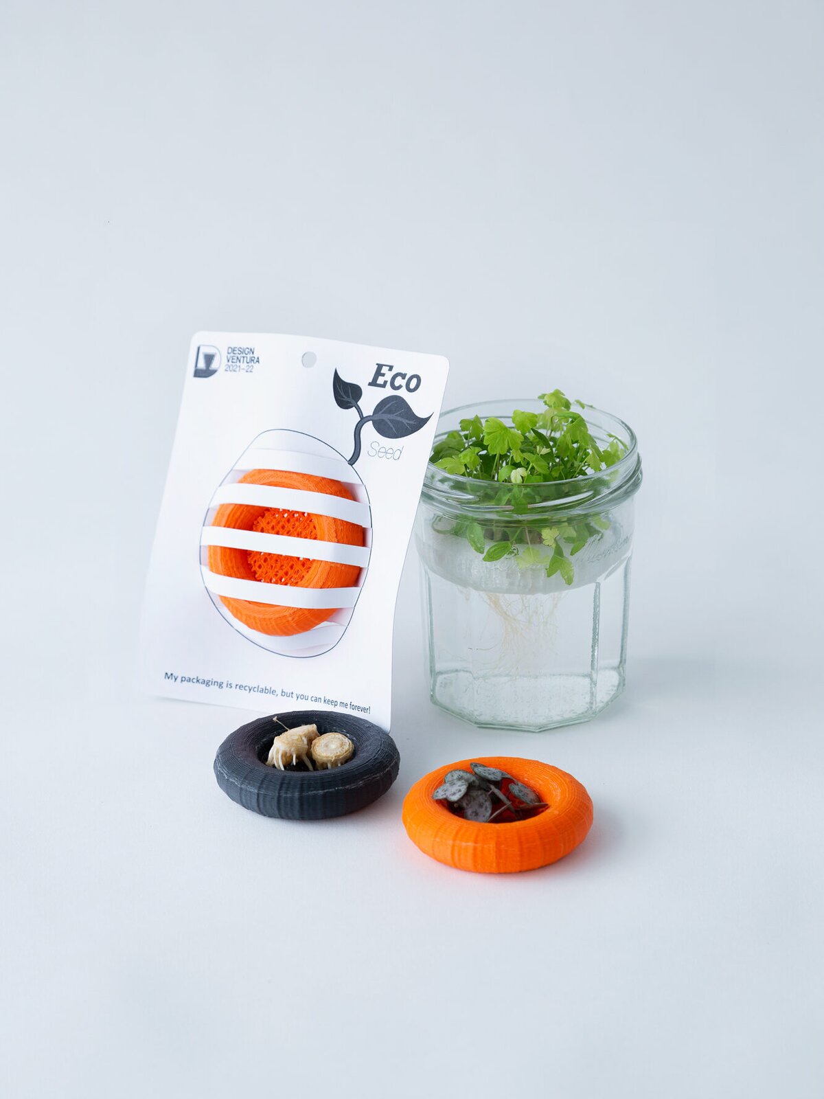 Eco Seed - The Design Ventura 2021-22 winners - Designed by Cambourne Village College stu-dents and produced by Batch.Works