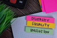 Equality, Diversity and Inclusion post-it notes